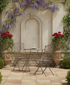 Dark Metal 2 Seater Bistro Set 5