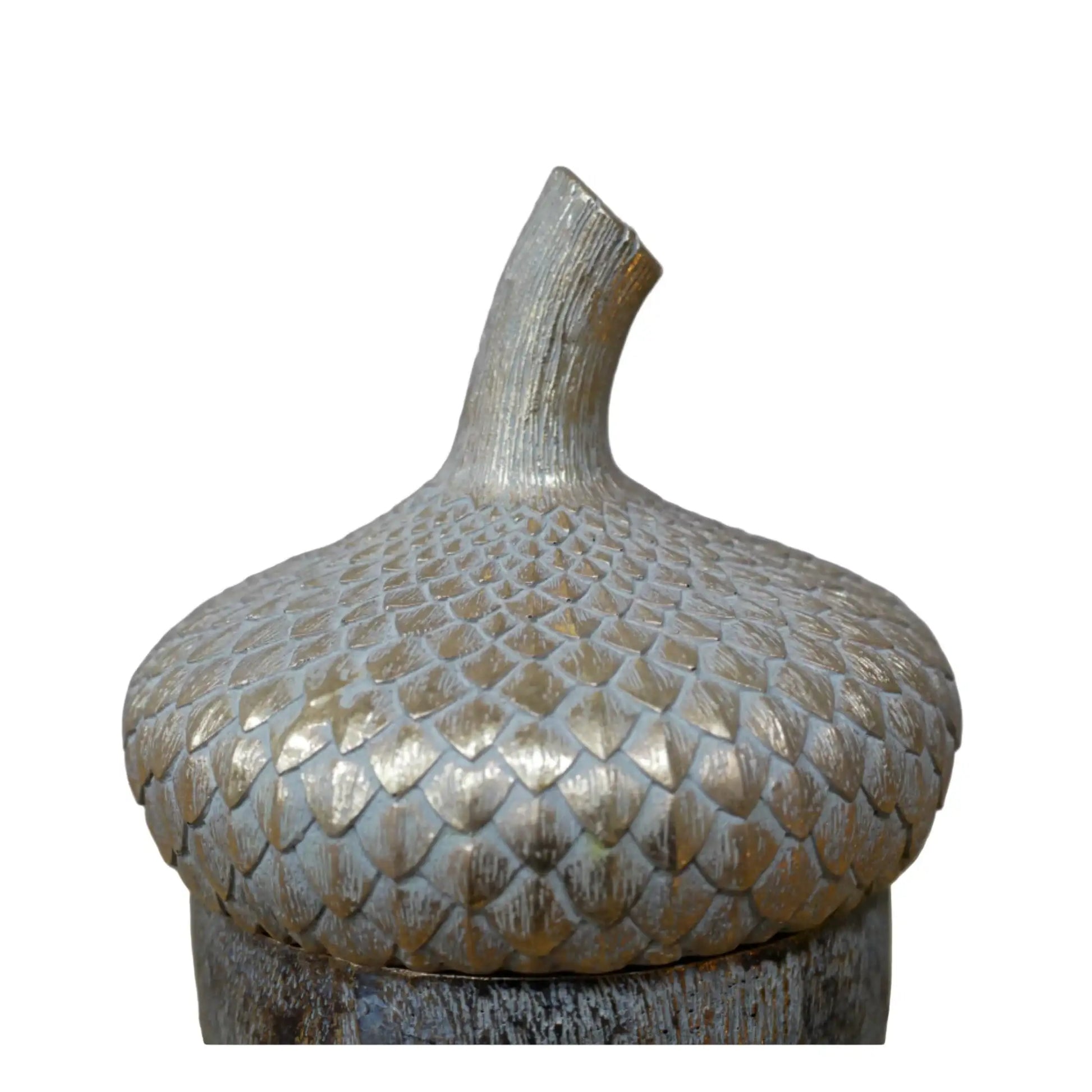 Decorative Acorn Storage Jar