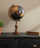 Decorative Antique Black Globe Ornament 5