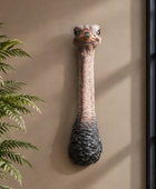 Decorative Ostrich Head Wall Decoration