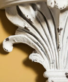 Distressed Acanthus Small Wall Shelf