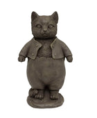 Distressed Cat Garden Ornament