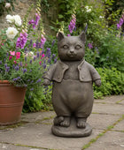 DistressedCatGardenOrnament 2