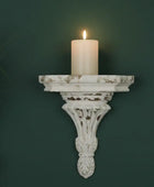 Distressed Corbel Small Wall Shelf