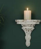 Distressed Corbel Small Wall Shelf