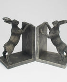 Distressed Hare Bookends