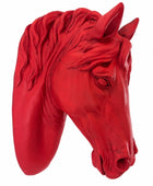 Distressed Pink Horse Head Wall Decoration 1