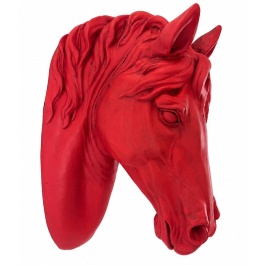Distressed Pink Horse Head Wall Decoration 1
