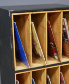 Distressed Tall Vinyl Storage Cabinet 2