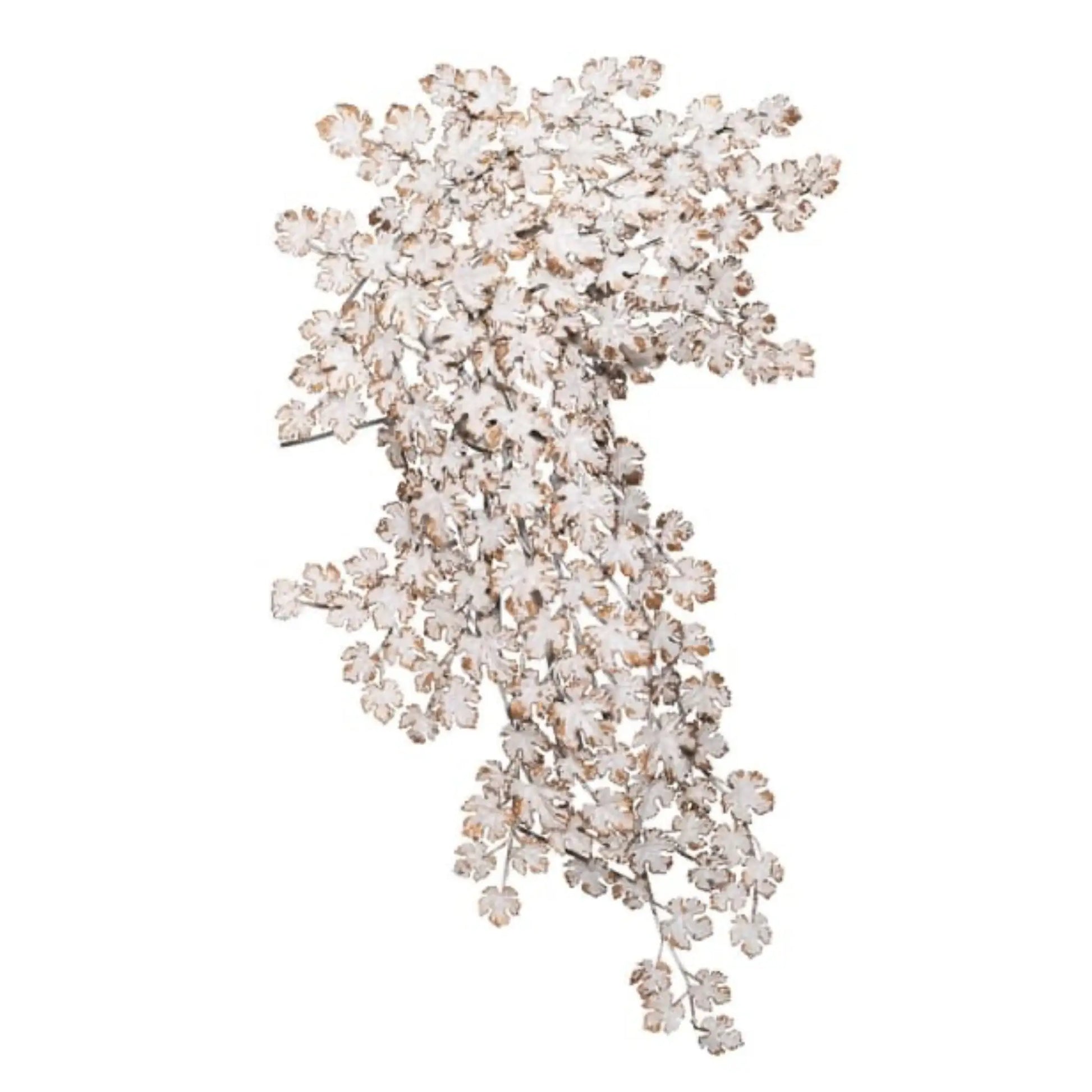 Decorative wall piece with crystal-like beads on a white background
