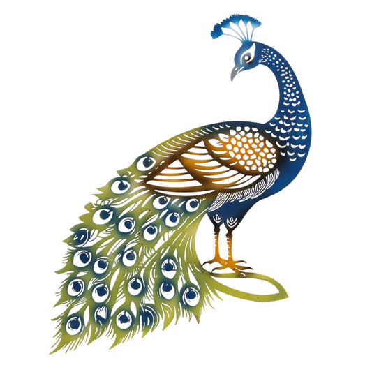 Elegant Peacock Silhouette 1