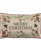 Embroidered Merry Christmas Cushion 3