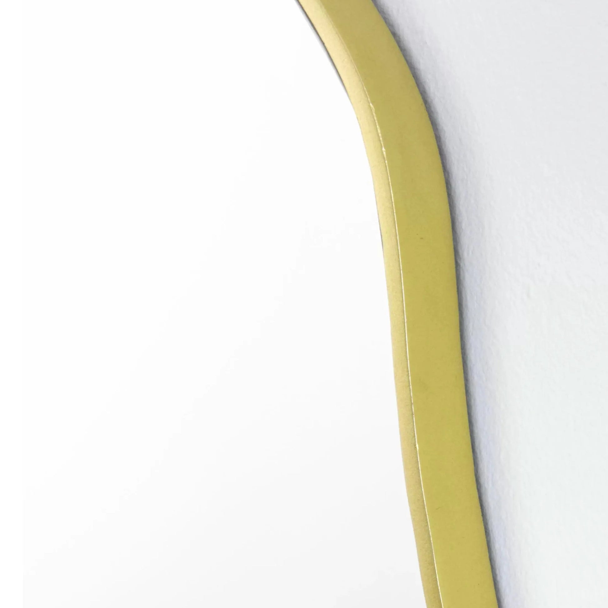 Extra Large Circular Wavy Edge Gold Wall Mirror 6