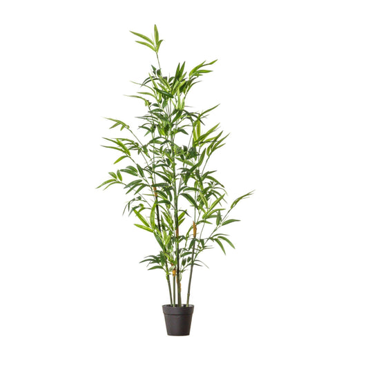 Faux Green Bamboo Plant - The Farthing