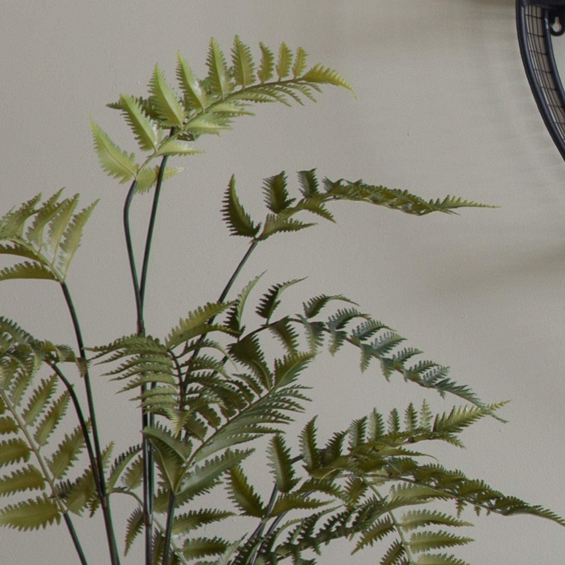 Faux Potted Fern Plant in Cement Pot - The Farthing