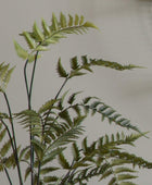 Faux Potted Fern Plant in Cement Pot - The Farthing