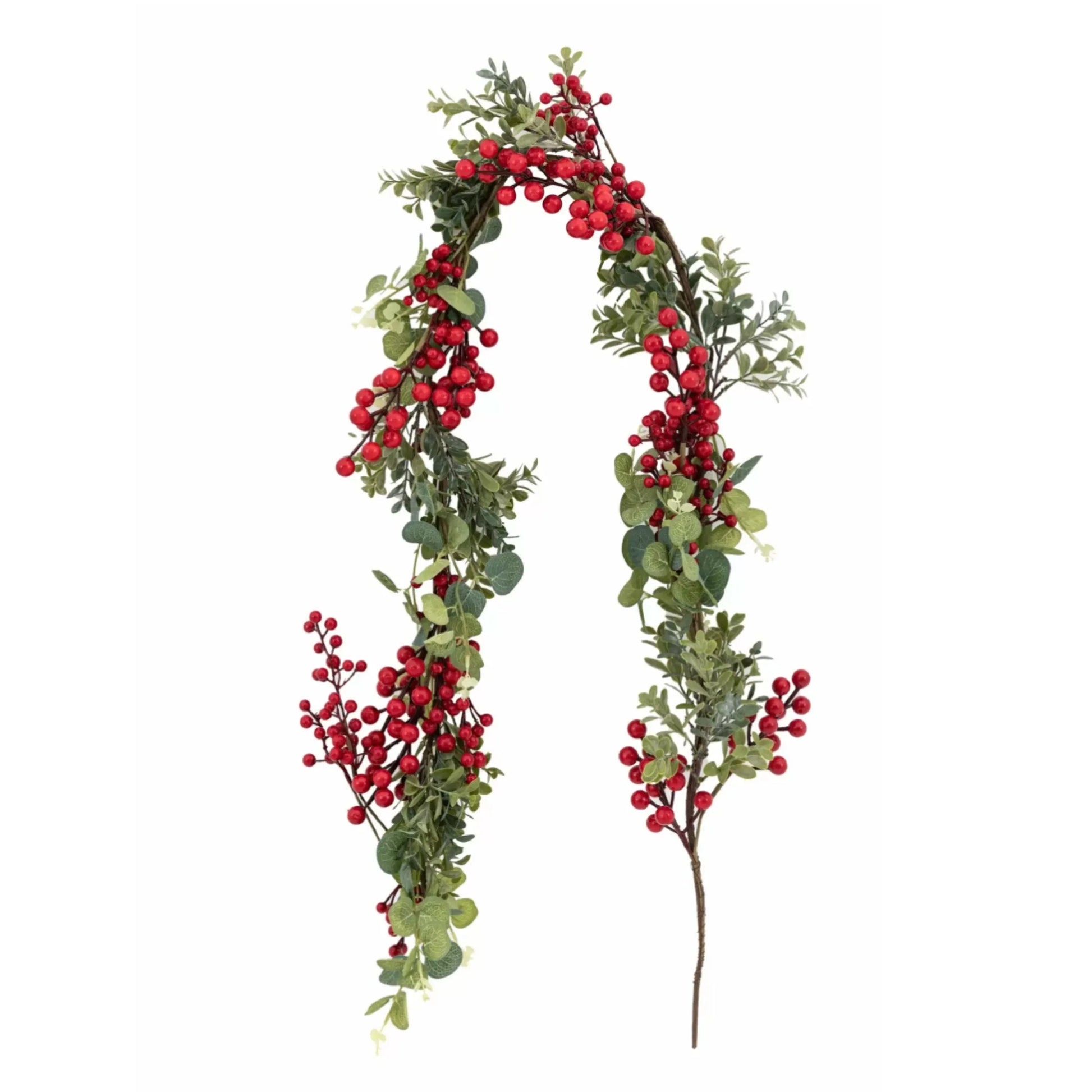 Faux Red Berry Garland