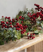 Faux Red Berry Garland 1