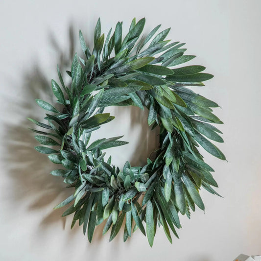 Festive Dusky Green Eucalyptus Wreath