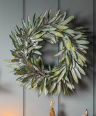 Festive Dusky Green Eucalyptus Wreath 5