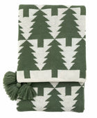 Festive Knitted Tree Throw 1