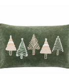 Festive Trees Rectangular Cushion 1