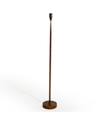 Bronze floor lamp on a white background