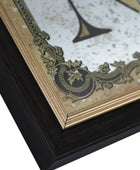 Framed Rectangular Antique Glass No Riff Raff Wall Mirror