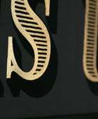 Framed This Is Us Gold Typography Wall Art 33