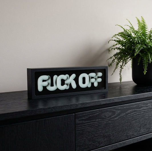 Fuck Off LED Light Box 1