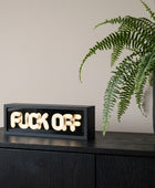 Fuck Off LED Light Box 5