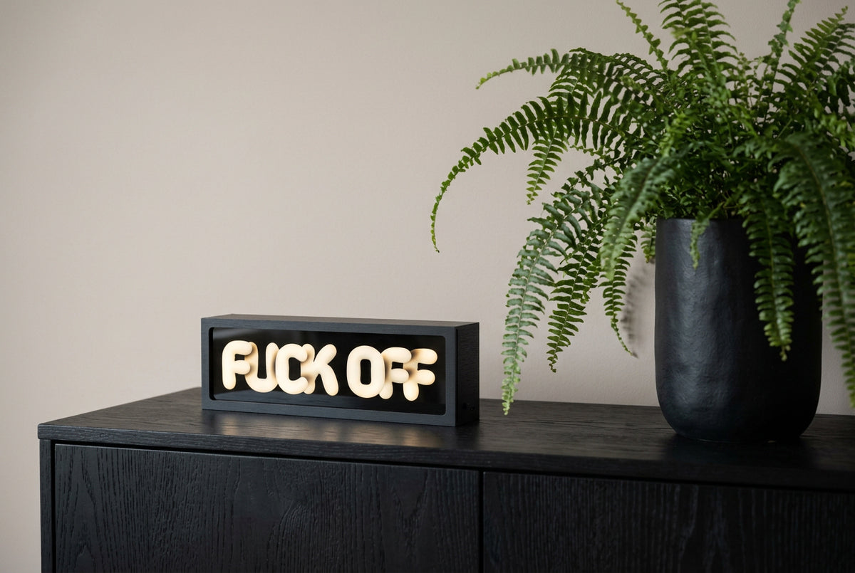 Fuck Off LED Light Box 5