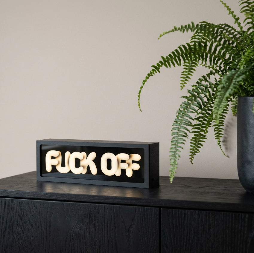 Fuck Off LED Light Box
