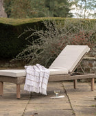 Garden Brown PE Wicker Sun Longer 1