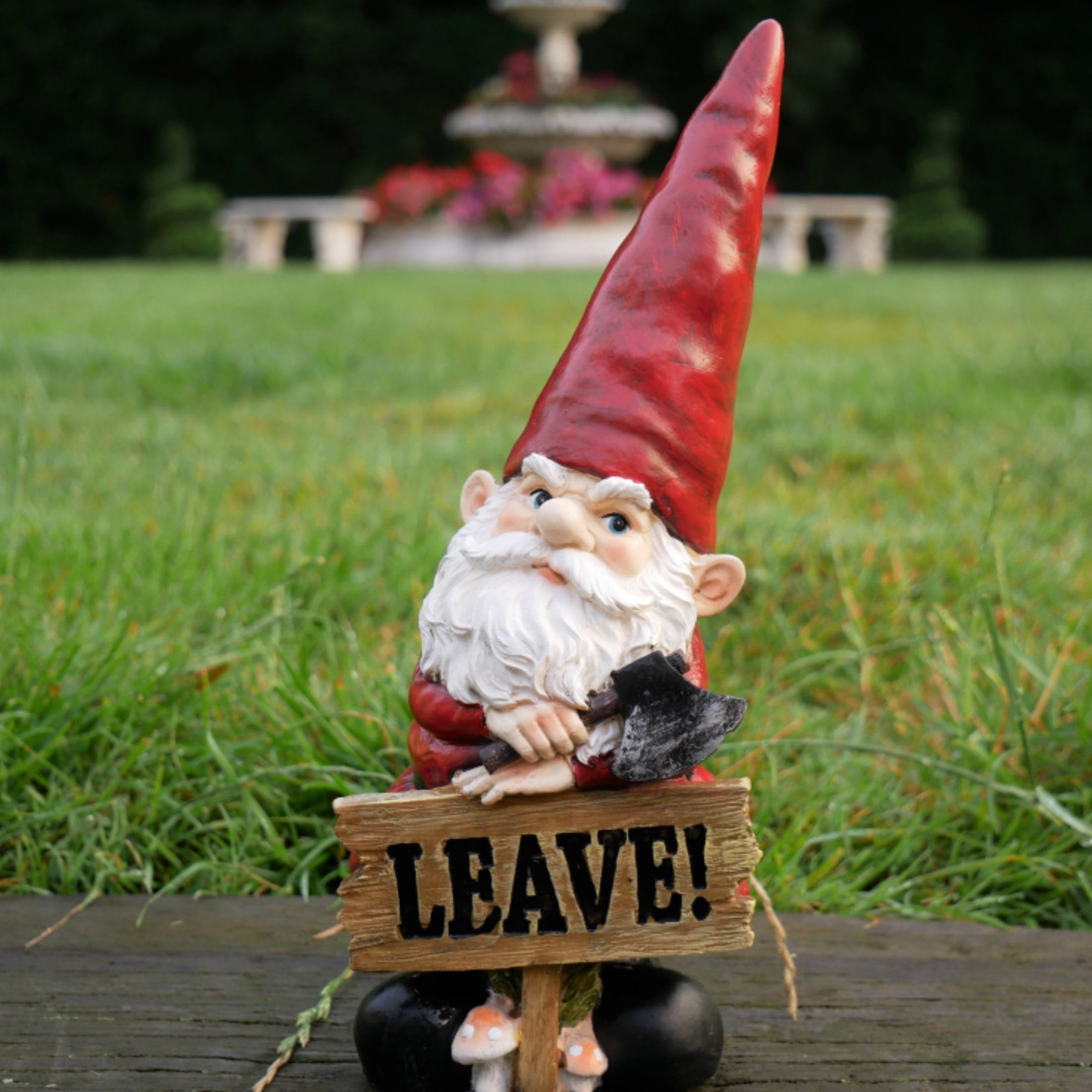 Garden Gnome Leave Ornament