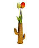 Gold Cactus Stem Vase 2