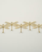 Gold Dragonfly Door Hooks