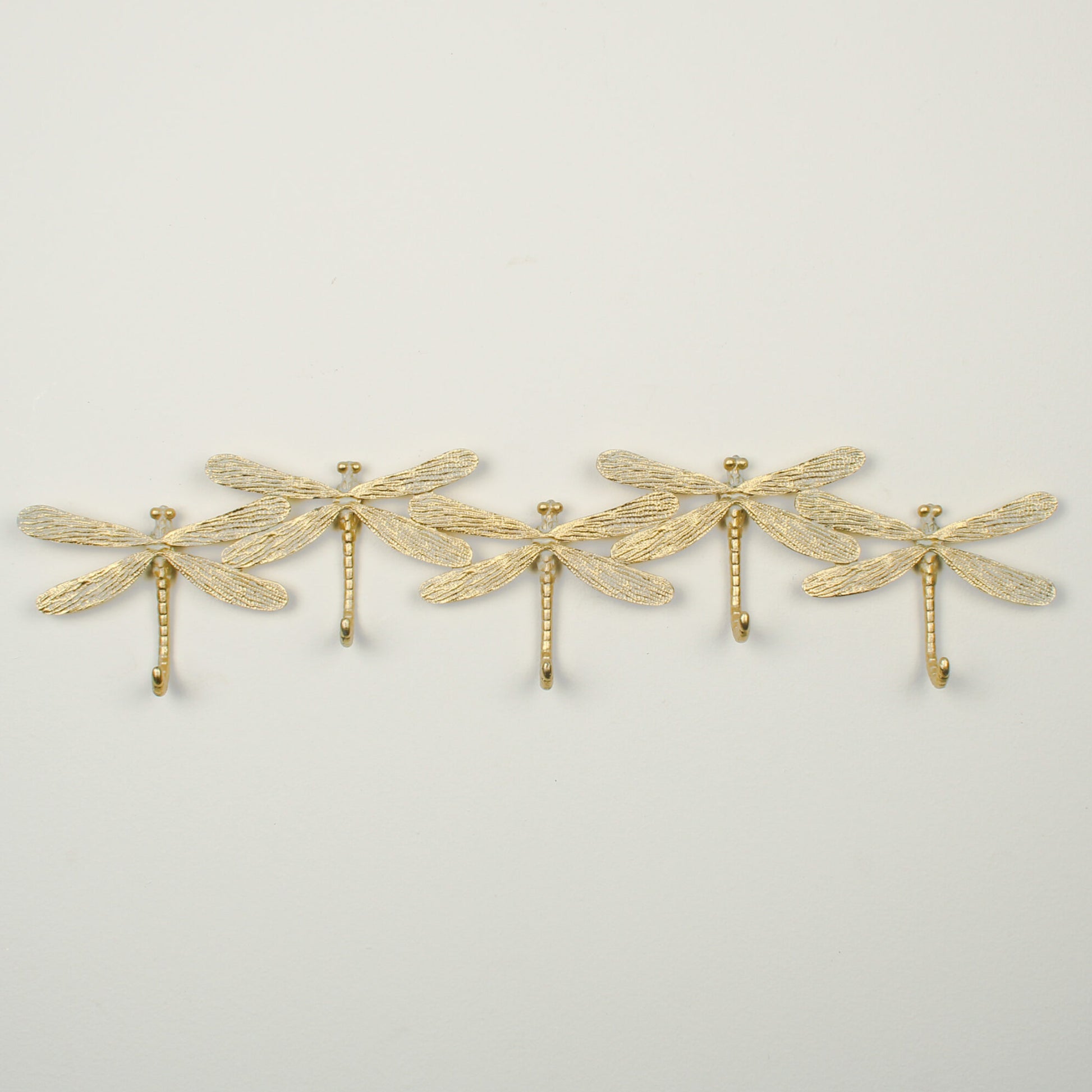 Gold Dragonfly Door Hooks