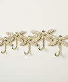 Gold Dragonfly Door Hooks