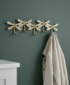 Gold Dragonfly Door Hooks