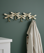 Gold Dragonfly Door Hooks