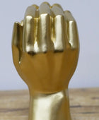 Gold Love You Hands Ornament