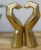 Gold Love You Hands Ornament