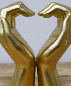 Gold Love You Hands Ornament