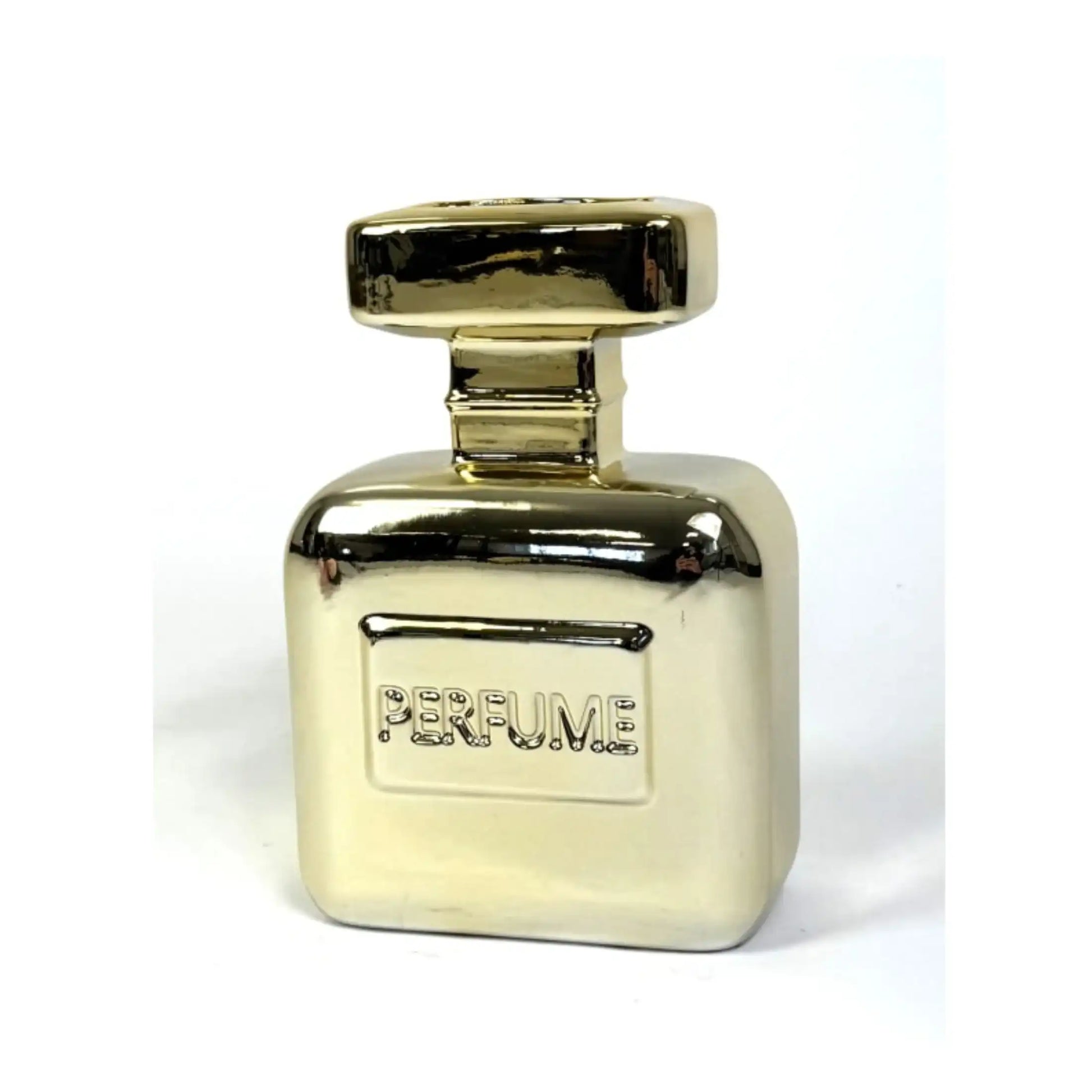 Gold Perfume Bottle Vase