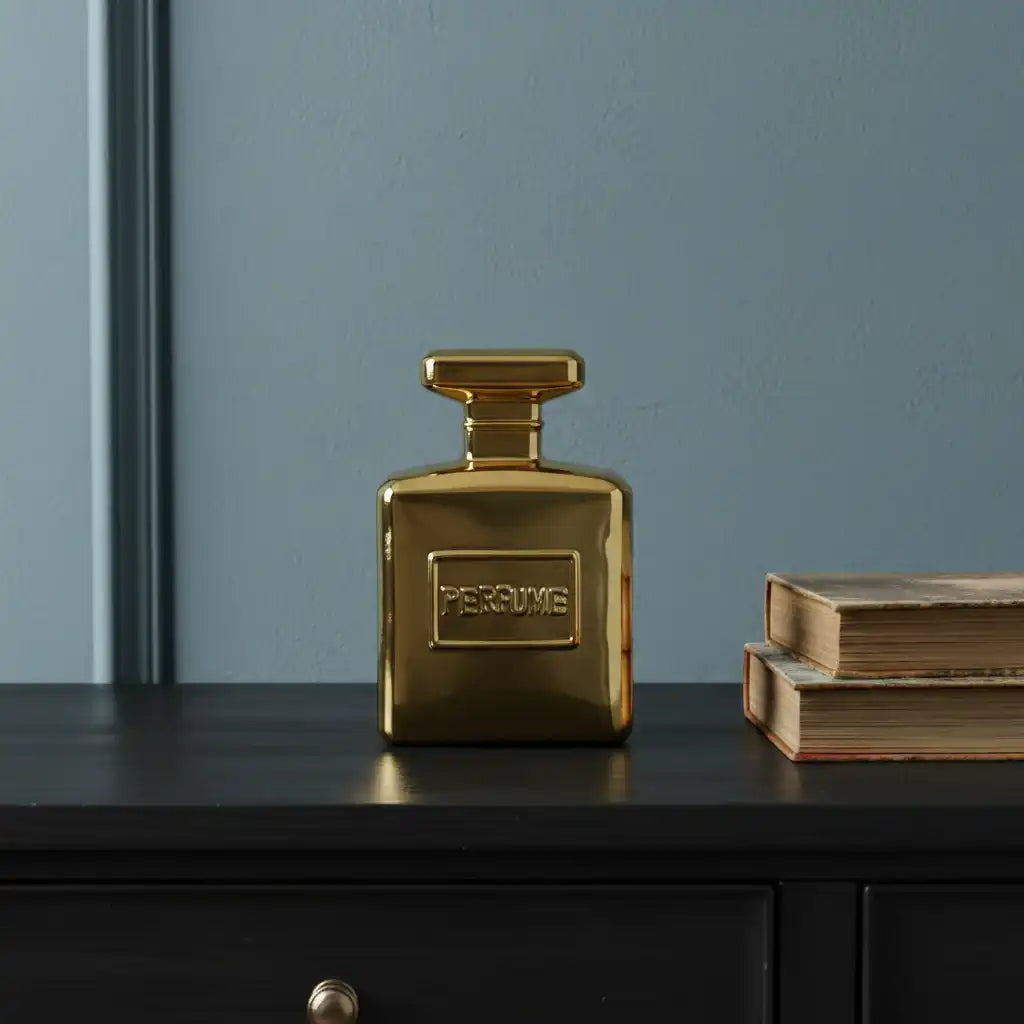 Gold Perfume Bottle Vase