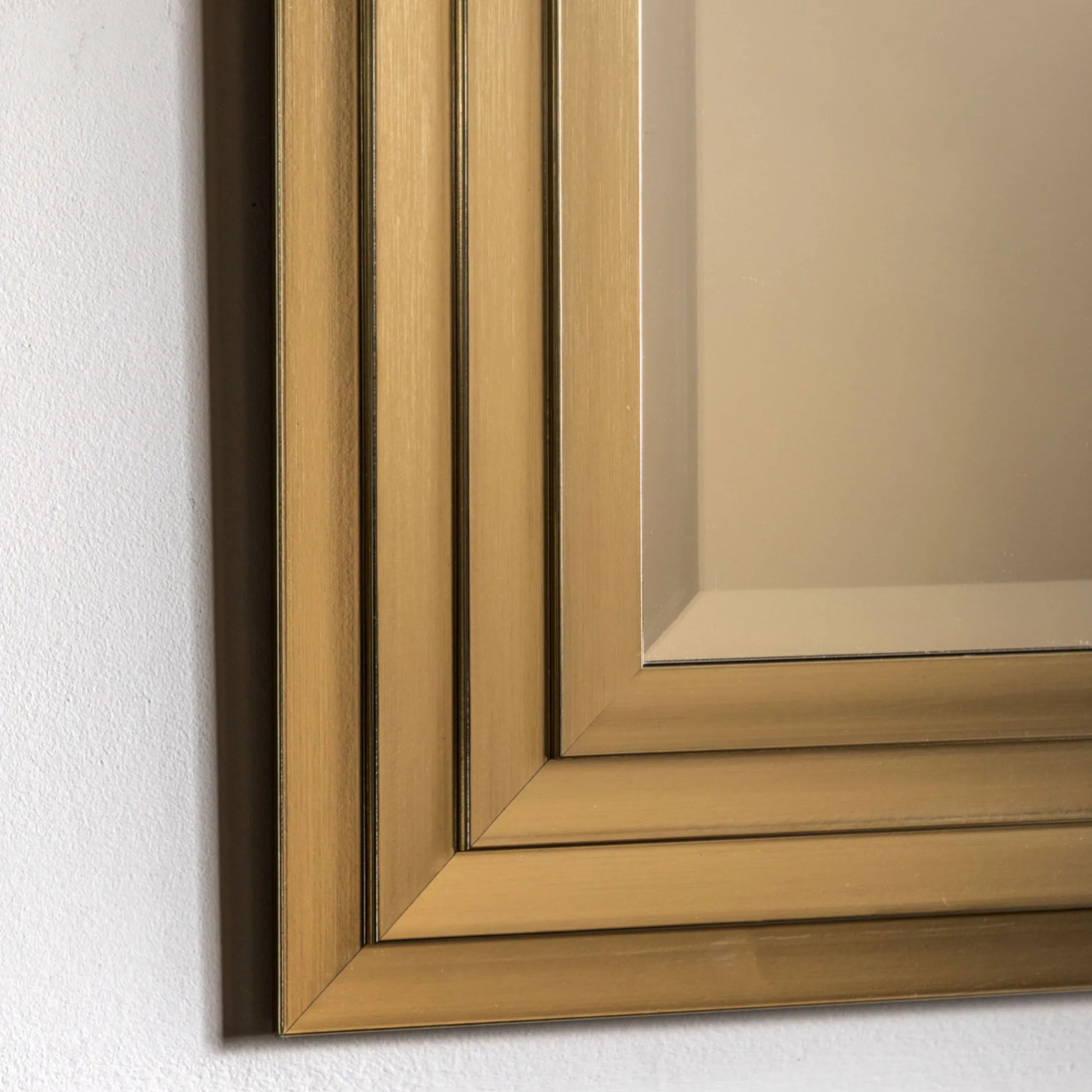 Gold Rectangular Wall Mirror