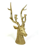 Gold Stag Candle Holder