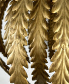Gold Tropical Leaf Ceiling Pendant Light 55