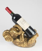 Gold Elephant Wine Bottle Holder 2